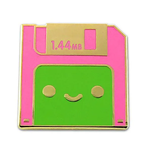 100% Soft - "Lil Diskette" Enamel Pin