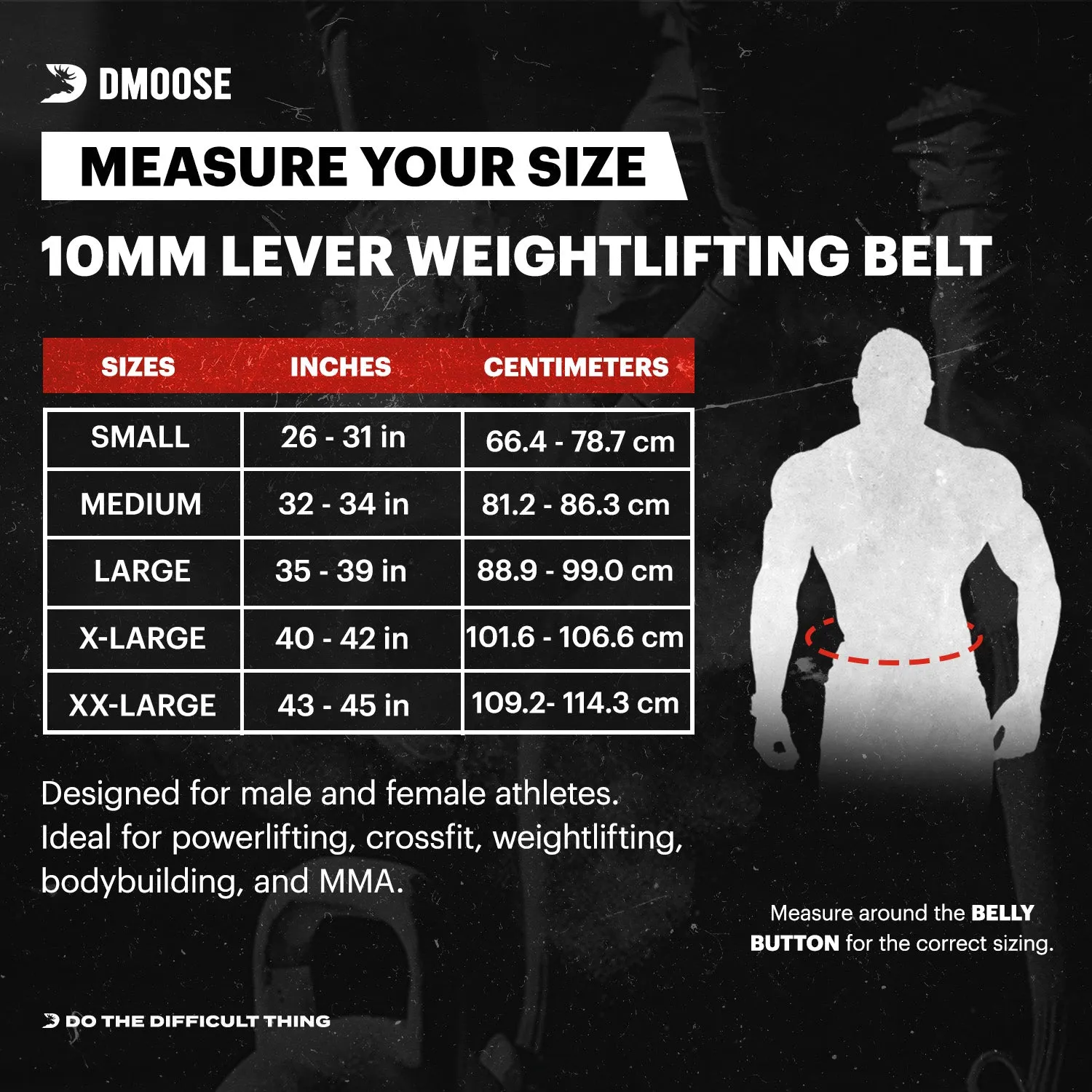 10MM Lever Weightlifting Belt With Lumbar Support