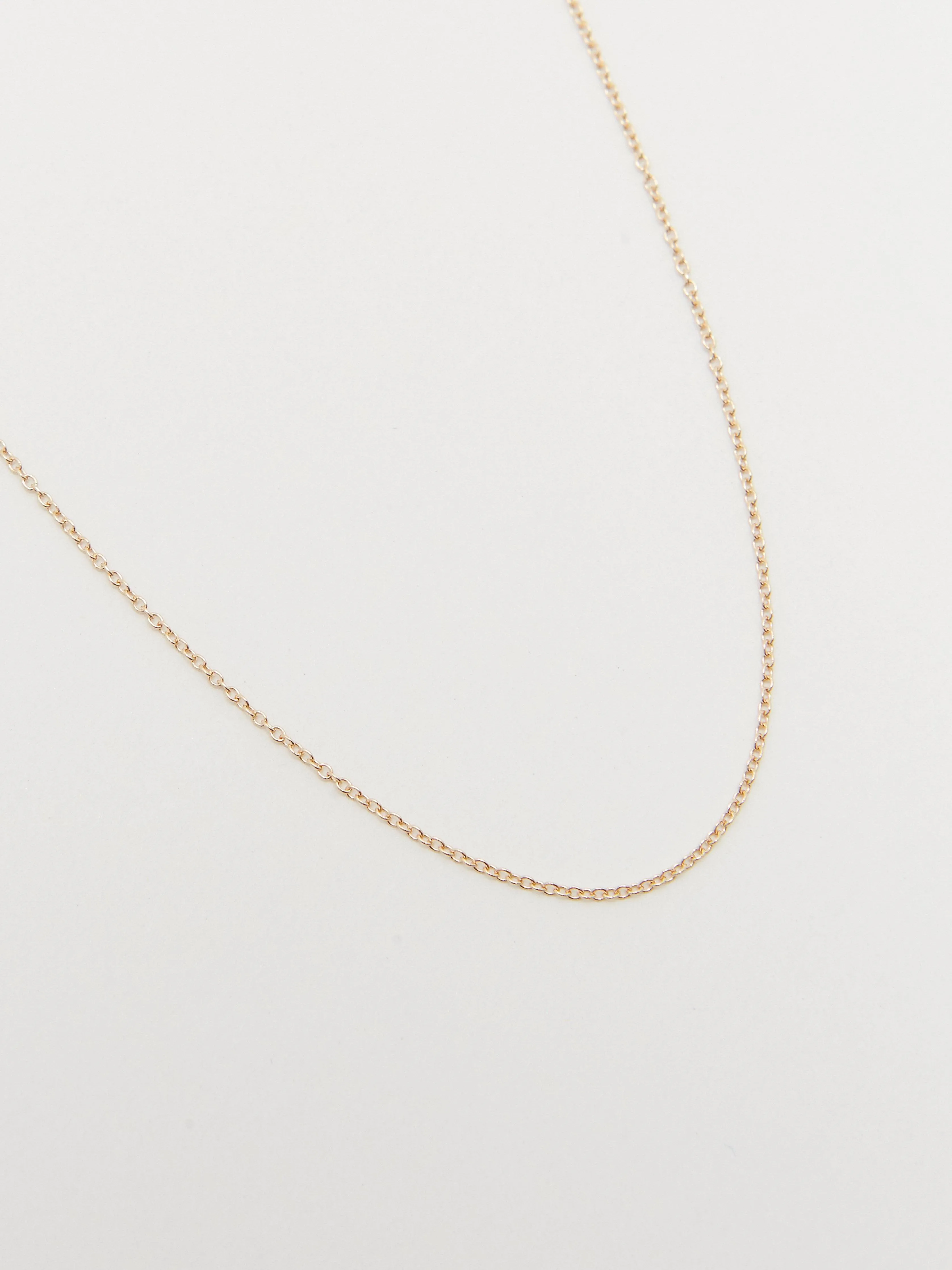 14K 18" Simple Necklace