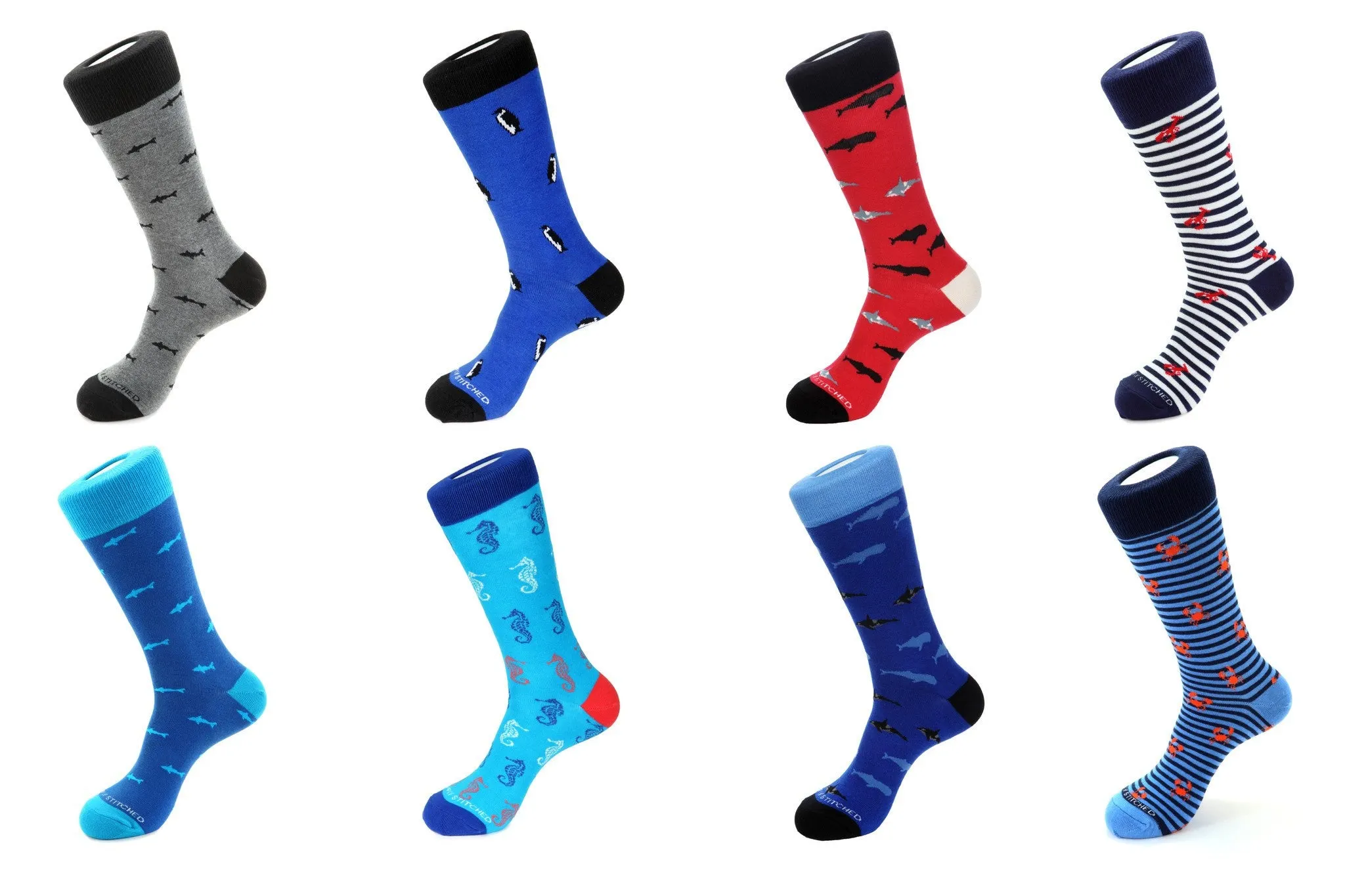 8 Pair Combo Pack Socks