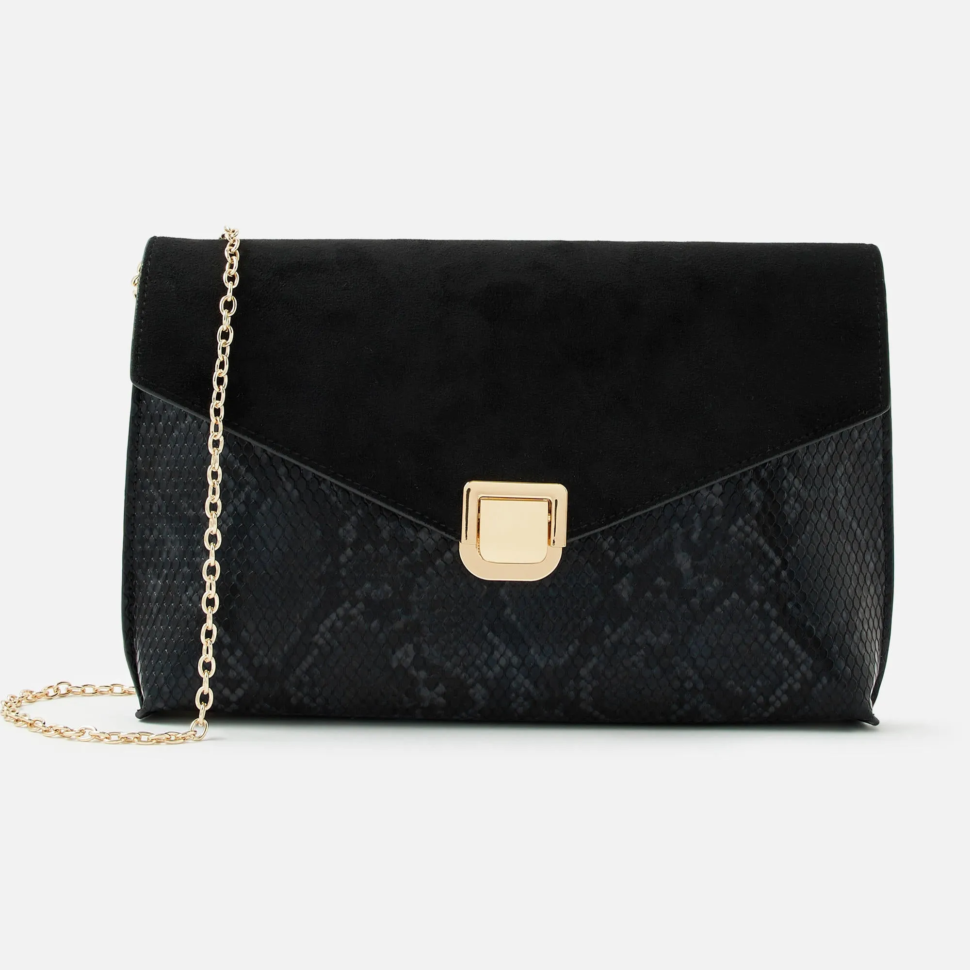 Accessorize London Fliplock clutch bag