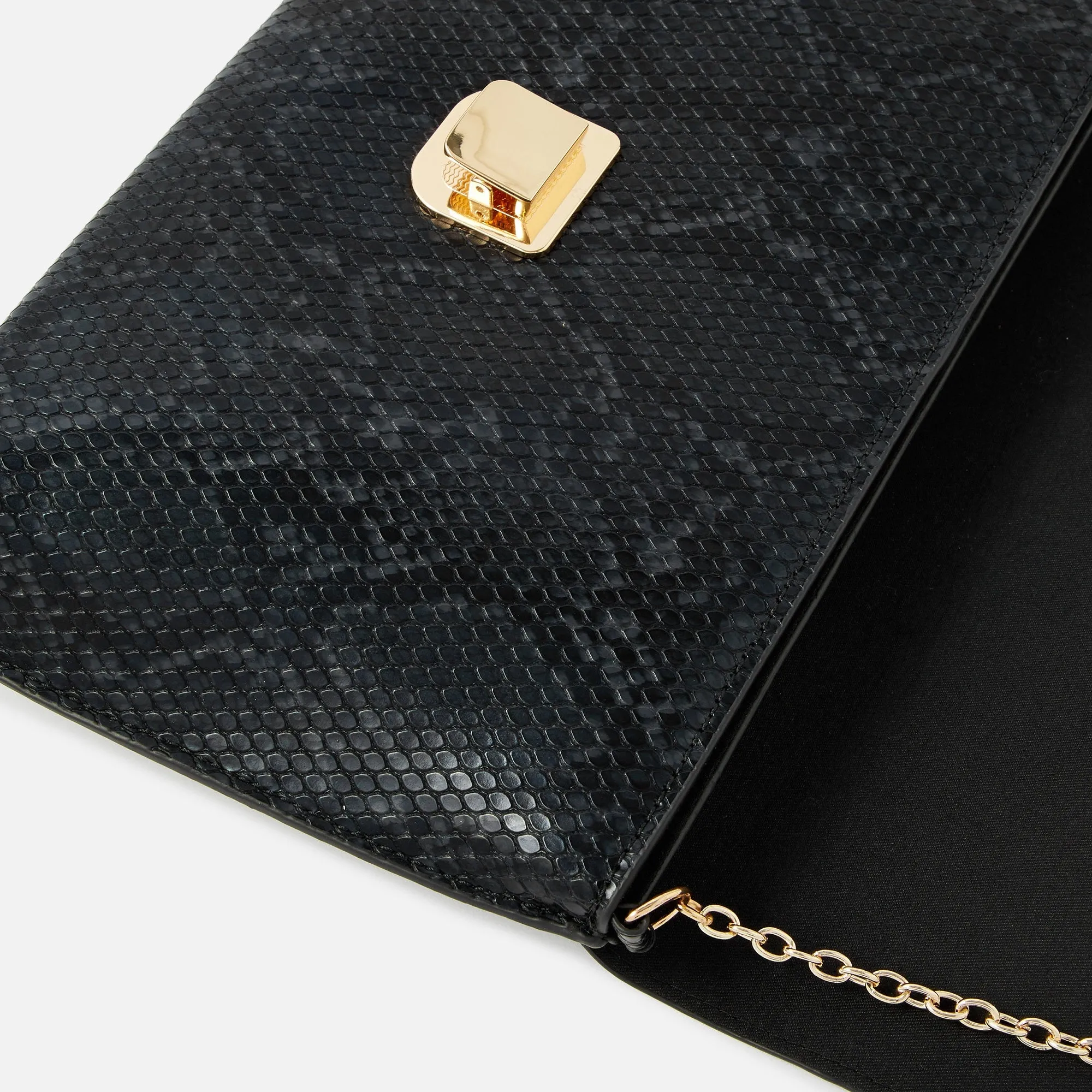 Accessorize London Fliplock clutch bag