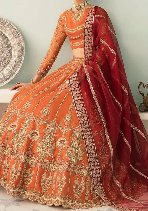 Akbar Aslam Agney Pakistani Lehenga Choli