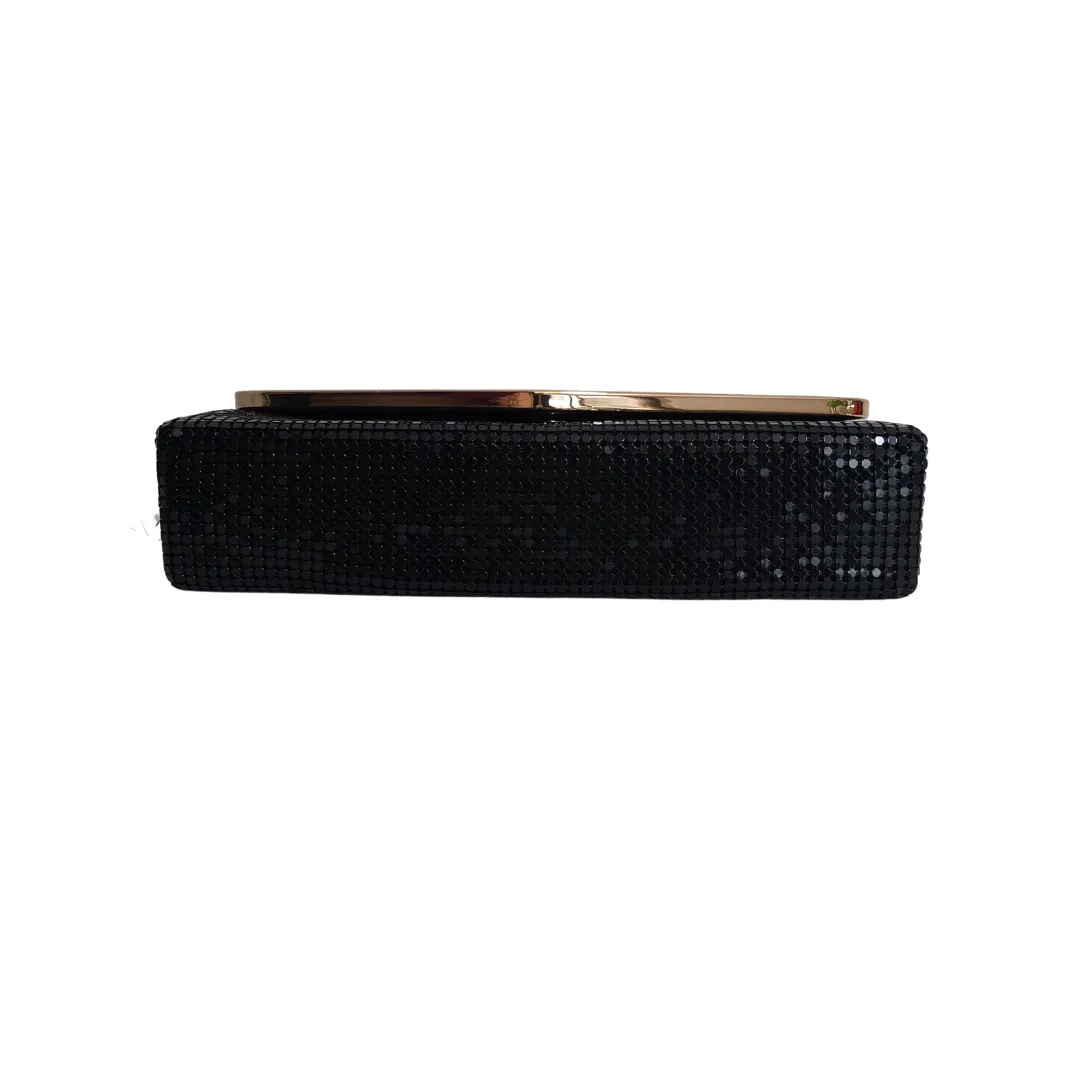 ALDO Black 'KUBALA'-98' Sequins Clutch Bag | Brand New |