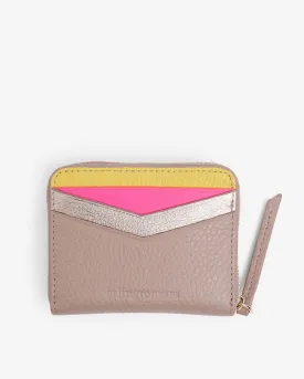 Alexis Zip Purse - Fawn Multi