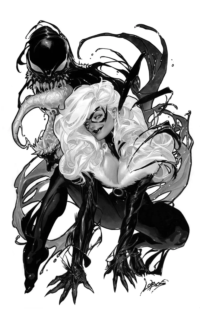 AMAZING SPIDER-MAN 27 PABLO VILLALOBOS SDCC B/W VARIANT