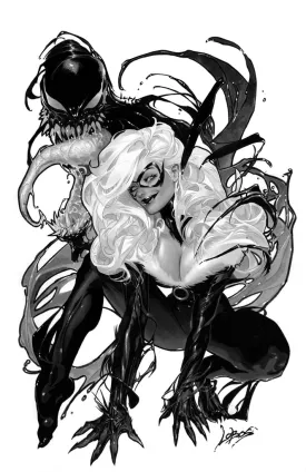 AMAZING SPIDER-MAN 27 PABLO VILLALOBOS SDCC B/W VARIANT