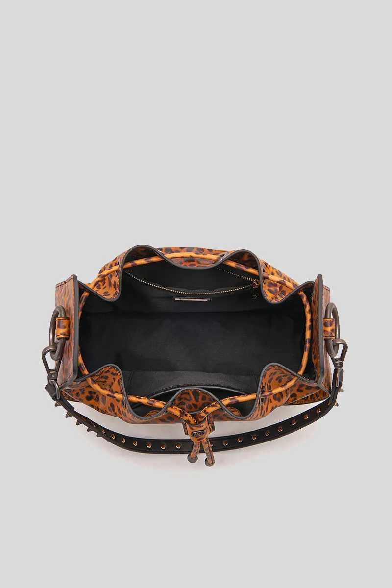 Animalier Fred Bucket Leather - Leopard