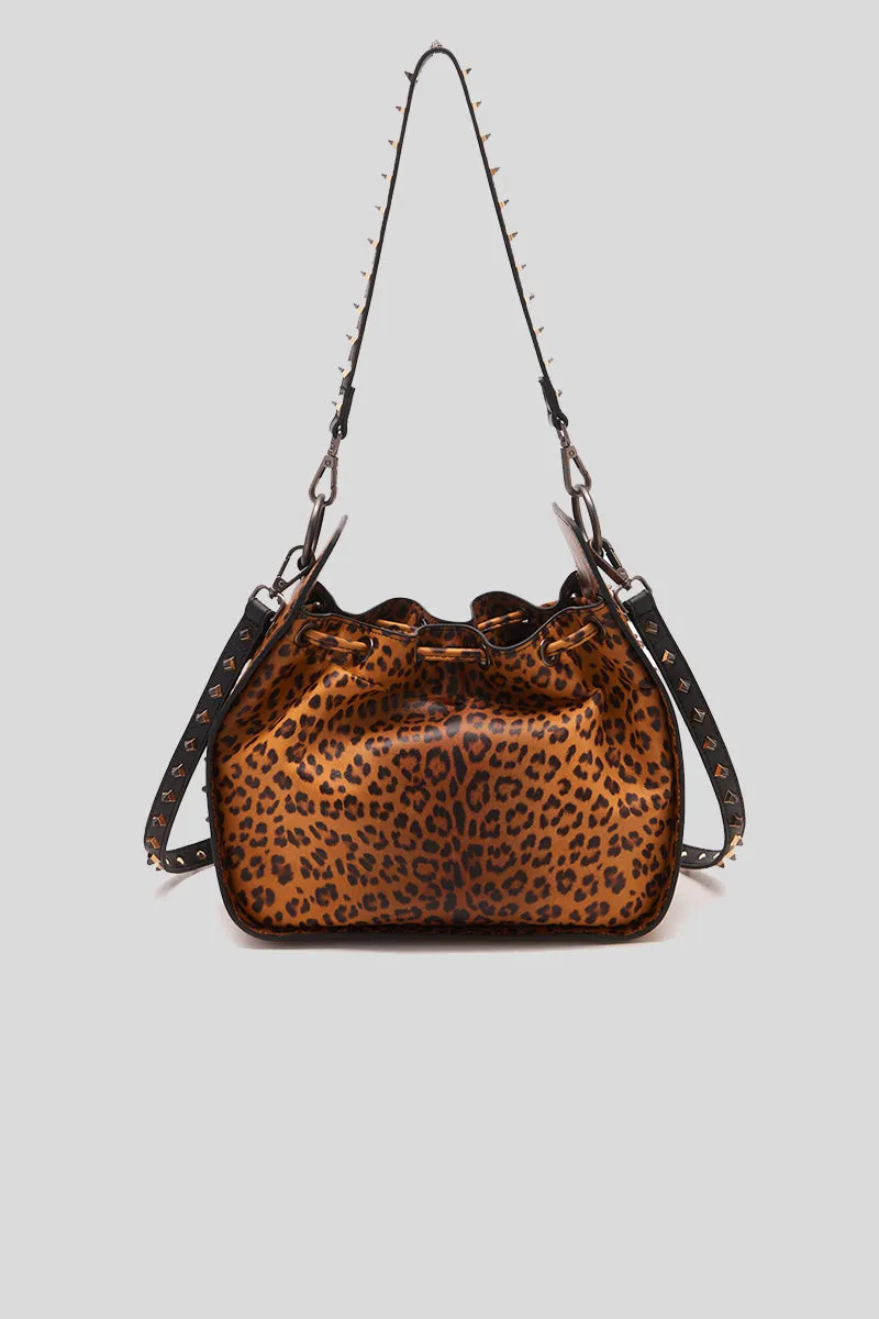 Animalier Fred Bucket Leather - Leopard