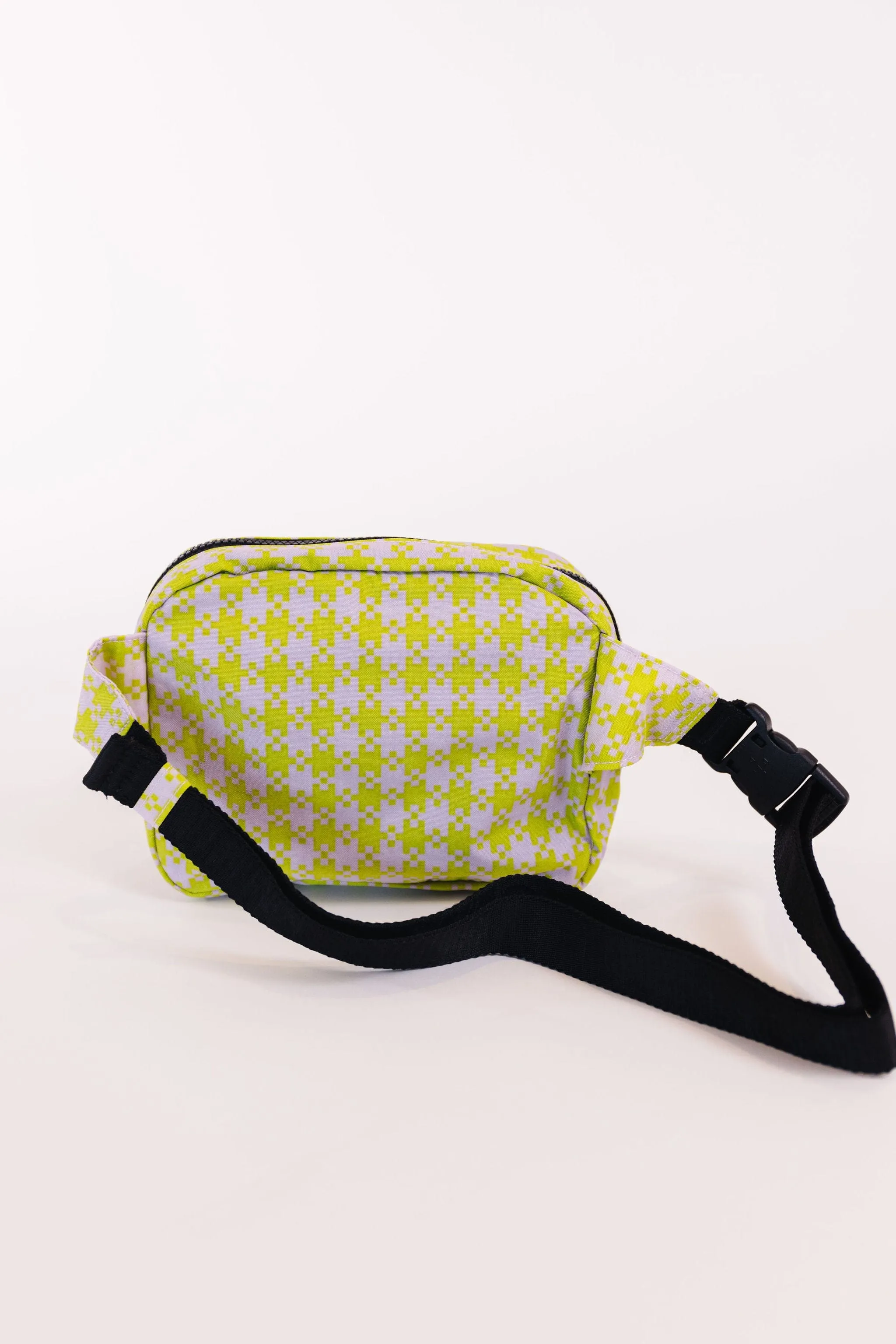 Baggu Fanny Pack in Pink & Pistachio Pixel Gingham