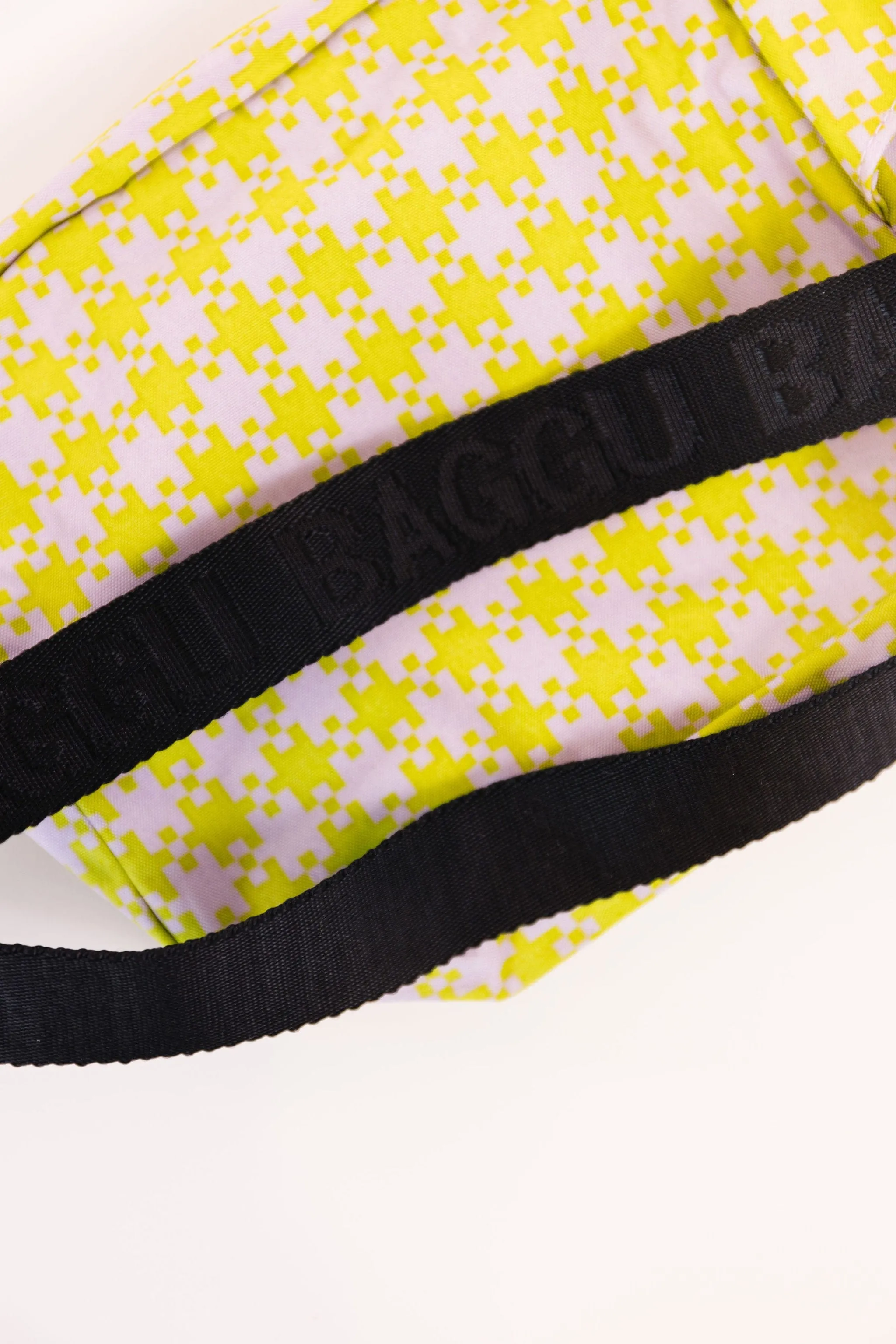 Baggu Fanny Pack in Pink & Pistachio Pixel Gingham