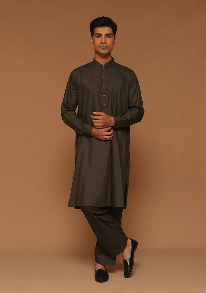 Basic Poly Viscose Tarmac Classic Fit Suit