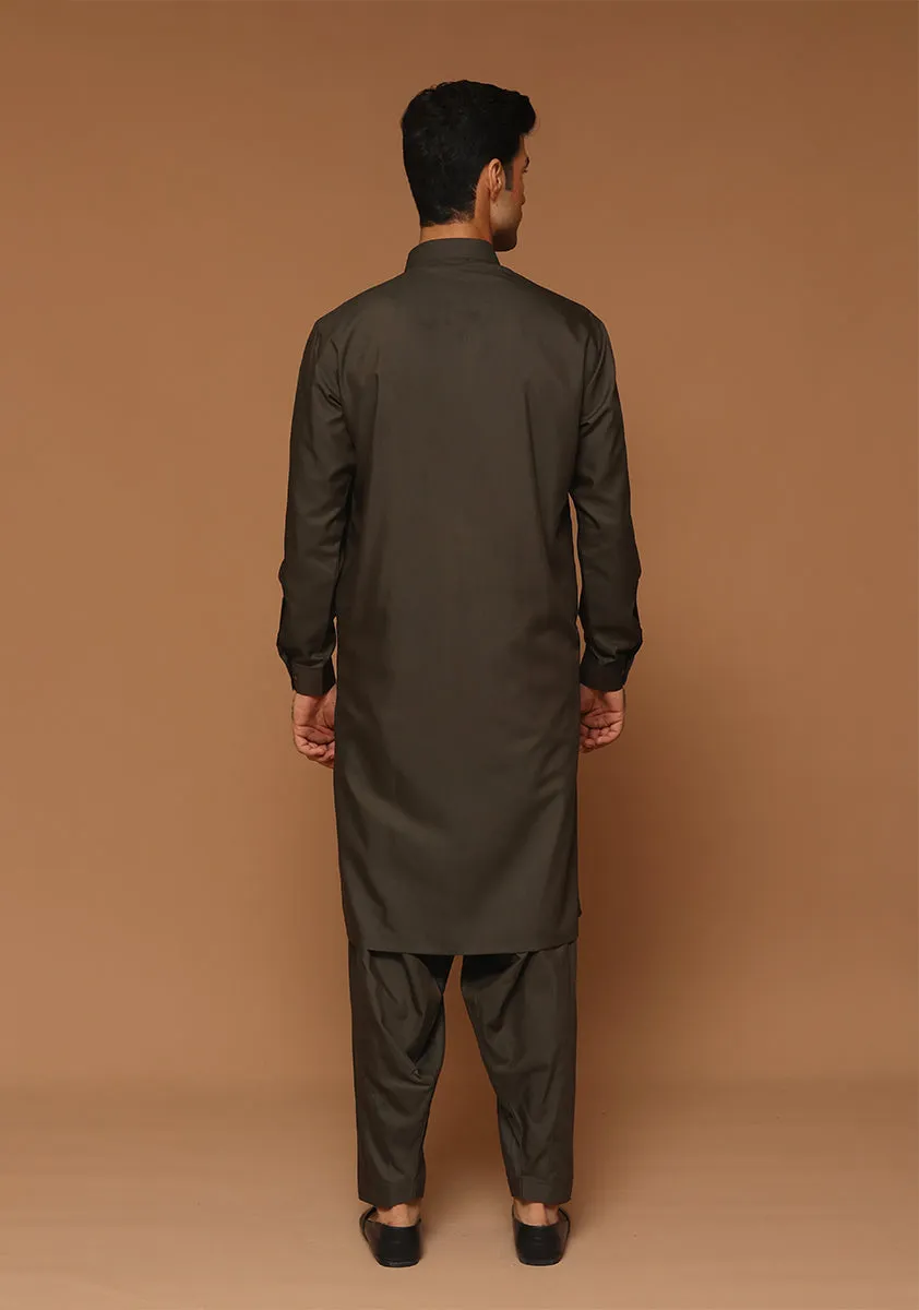 Basic Poly Viscose Tarmac Classic Fit Suit