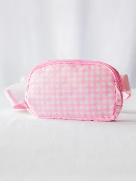 Belt Bag - Flamingo Check