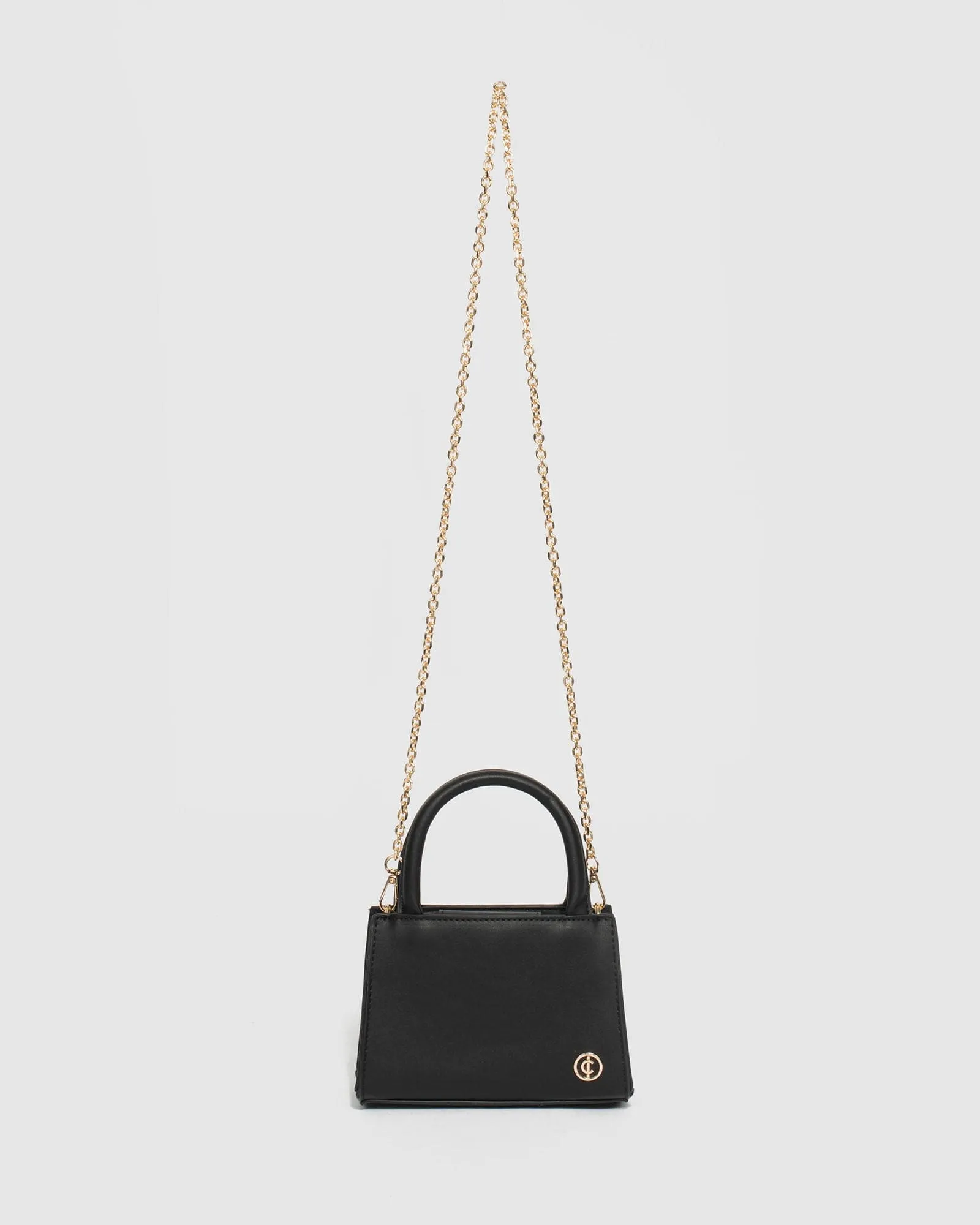 Black Philippa Mini Tote Bag