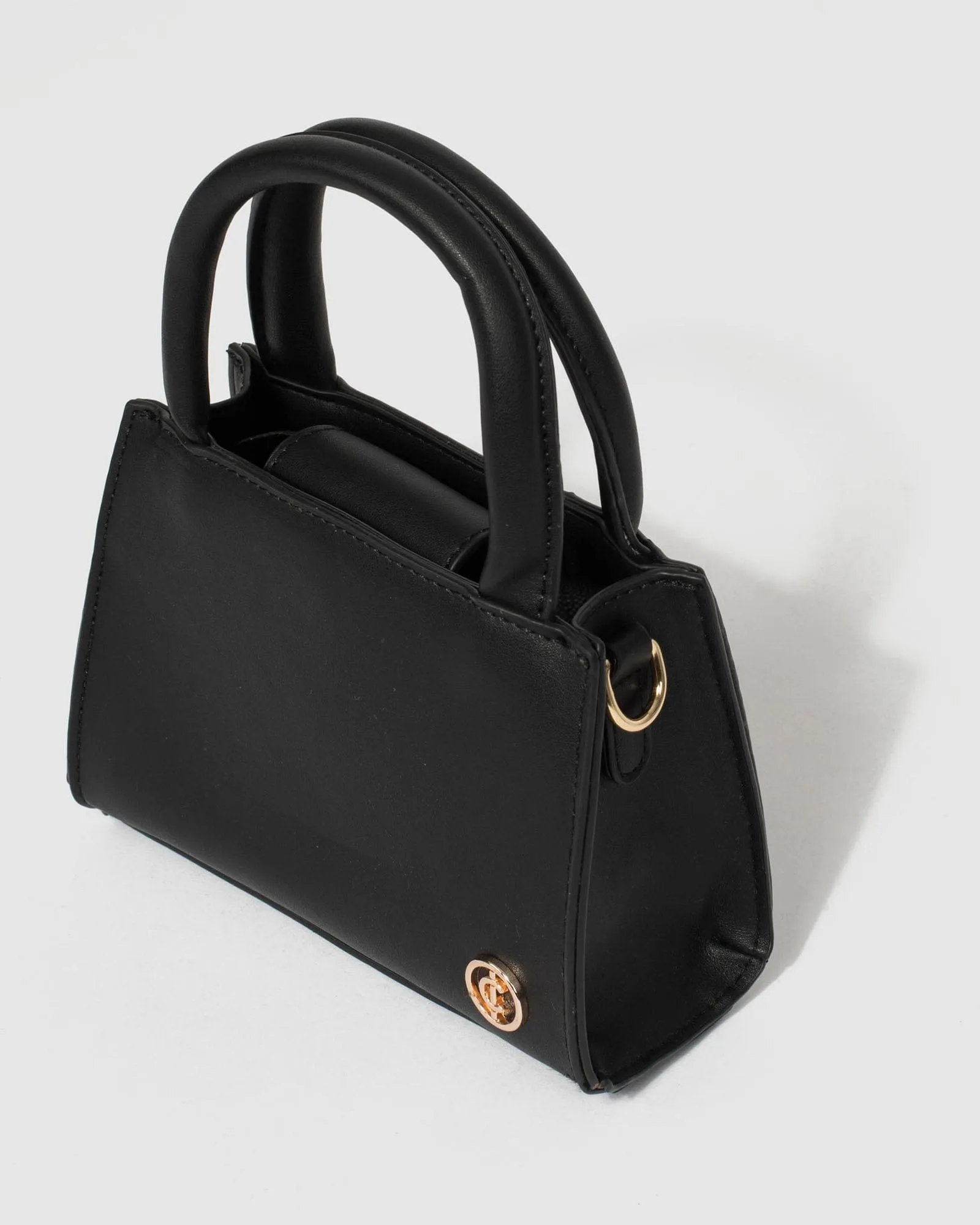 Black Philippa Mini Tote Bag