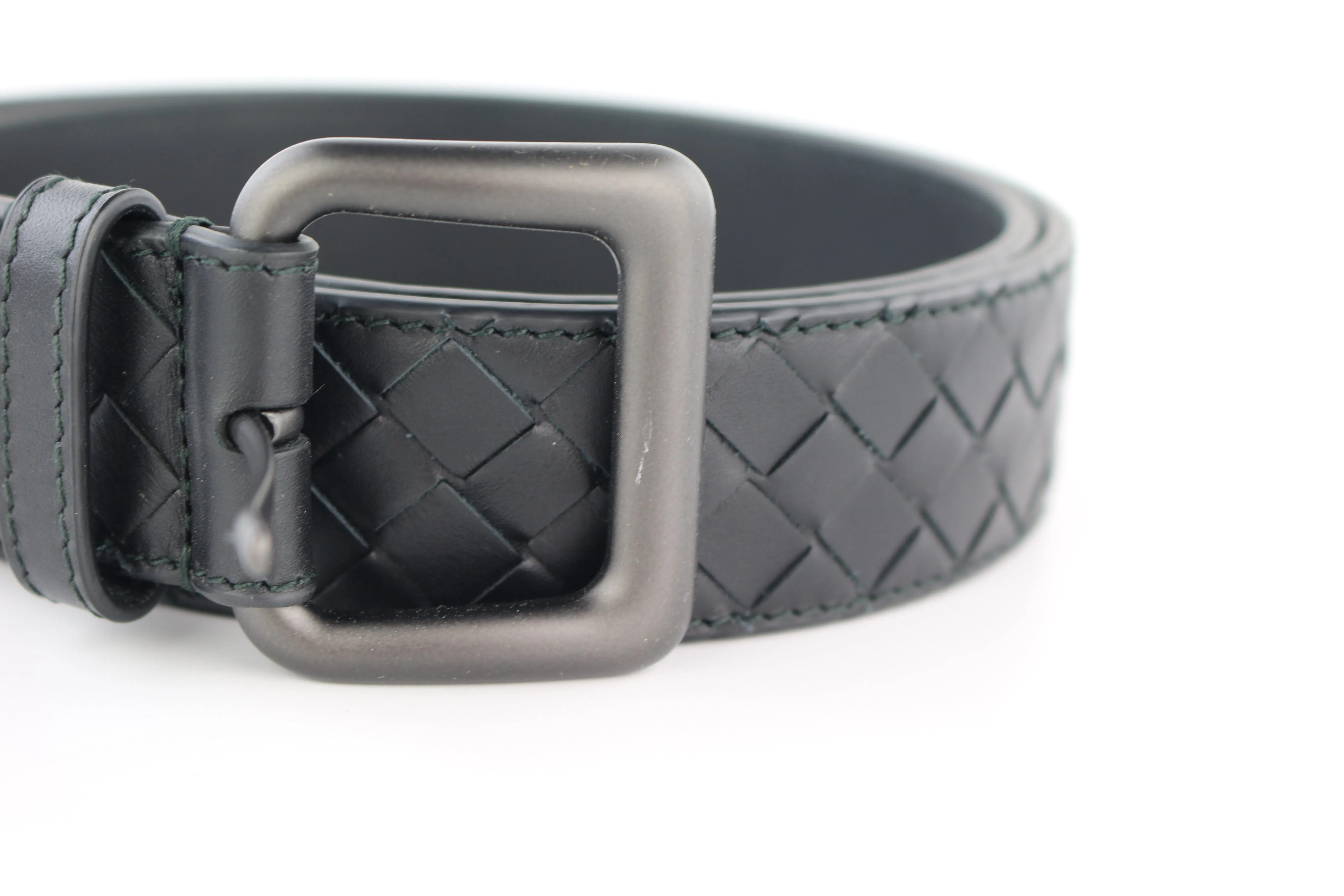 Black Woven Belt 85