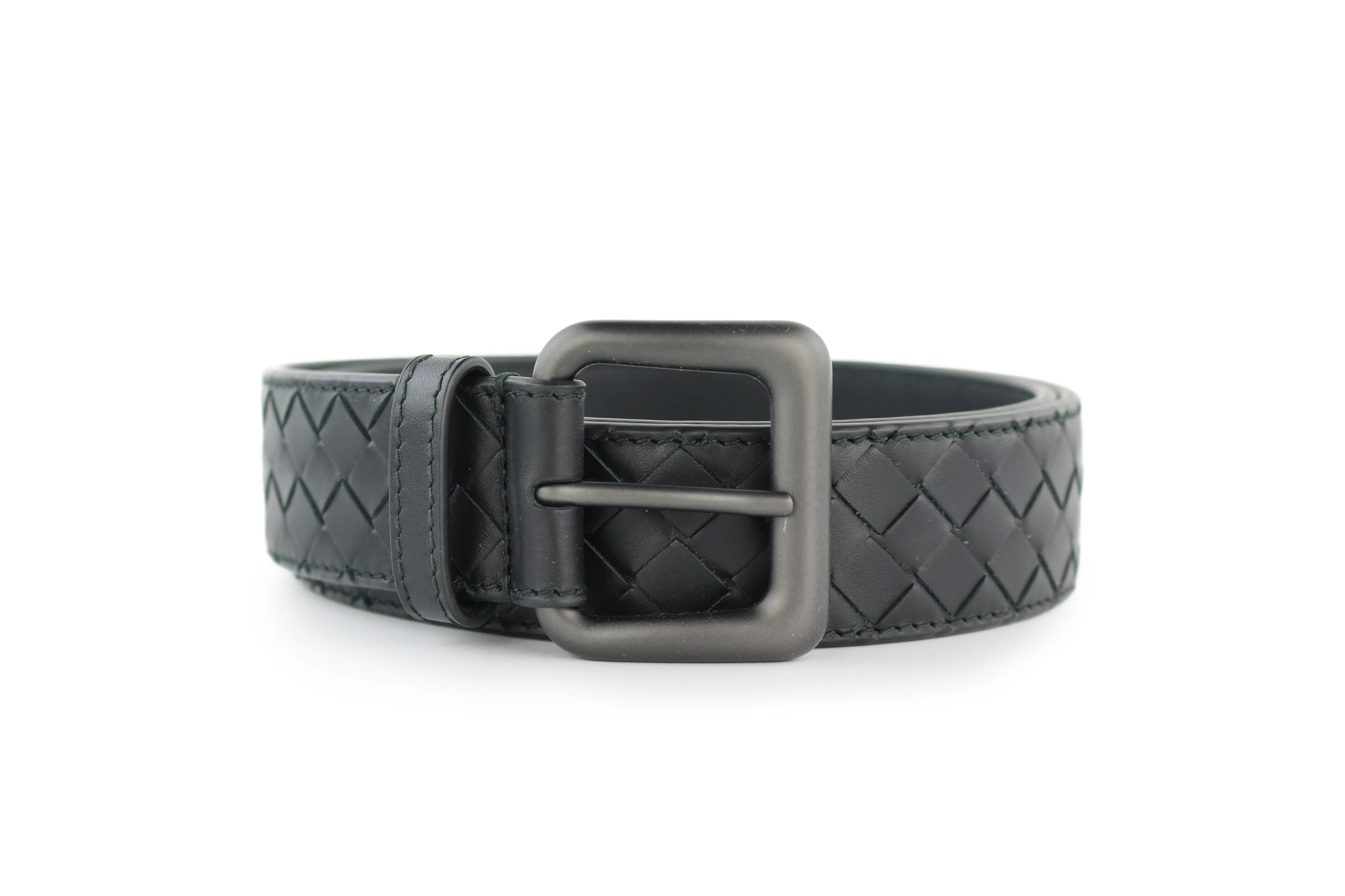 Black Woven Belt 85