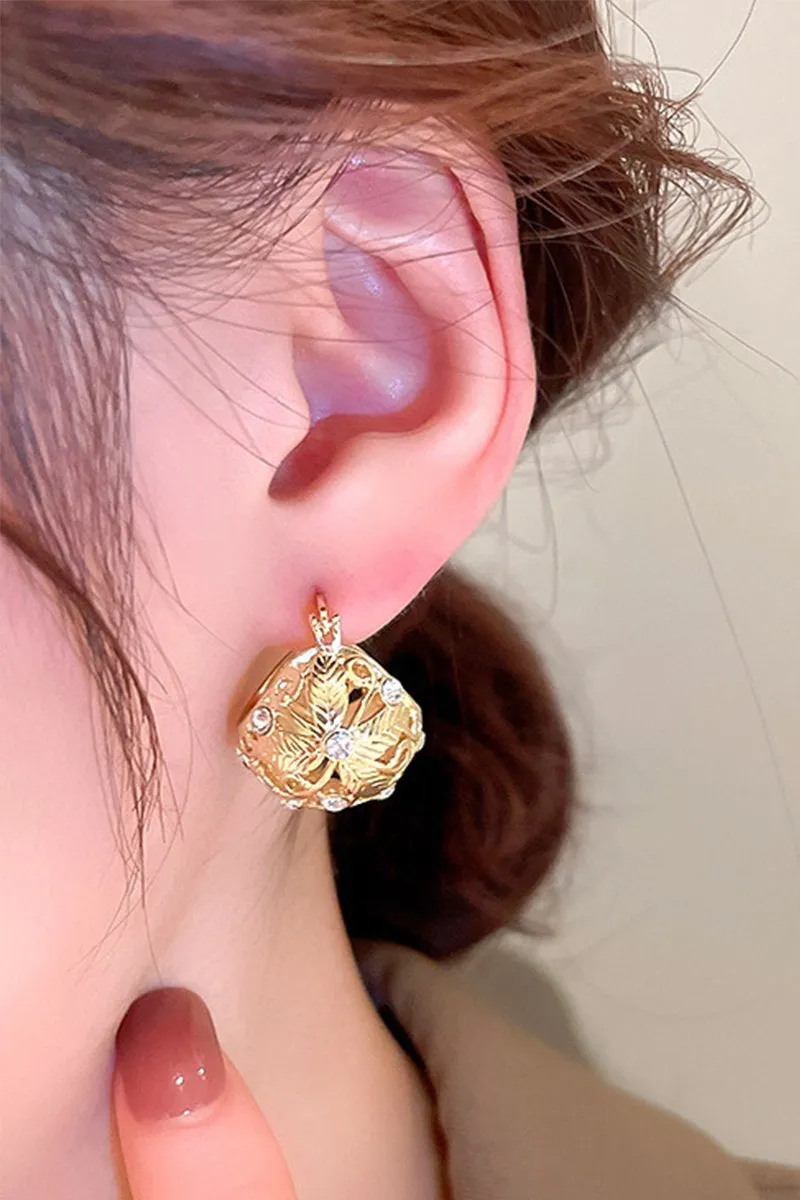 BUCKET STYLE FASHION EARRINGS