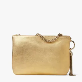 CALLIE metallic leather bag