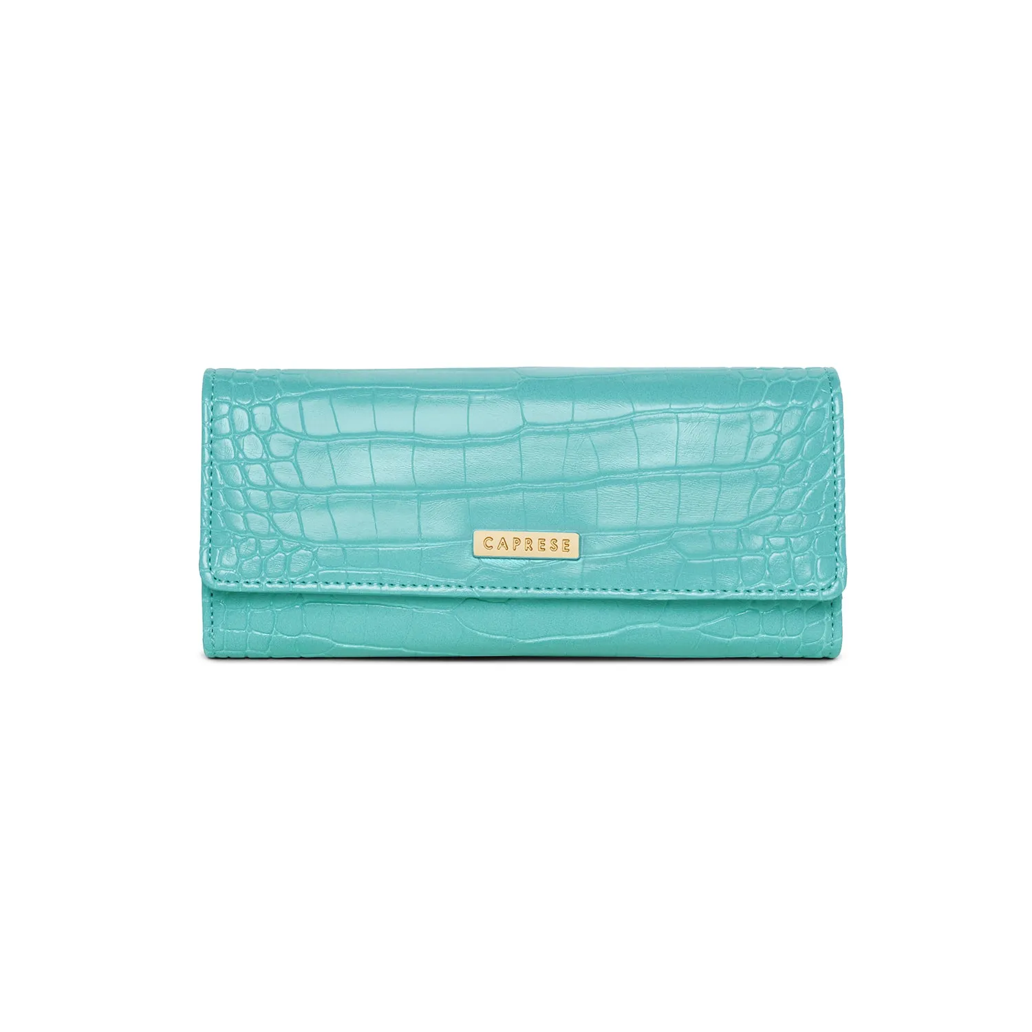 Caprese Ariana Flap Wallet Medium Blue