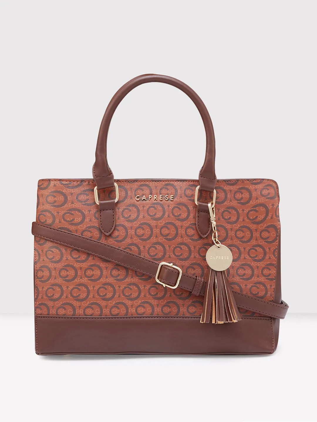 Caprese Cleo Satchel Large Brown