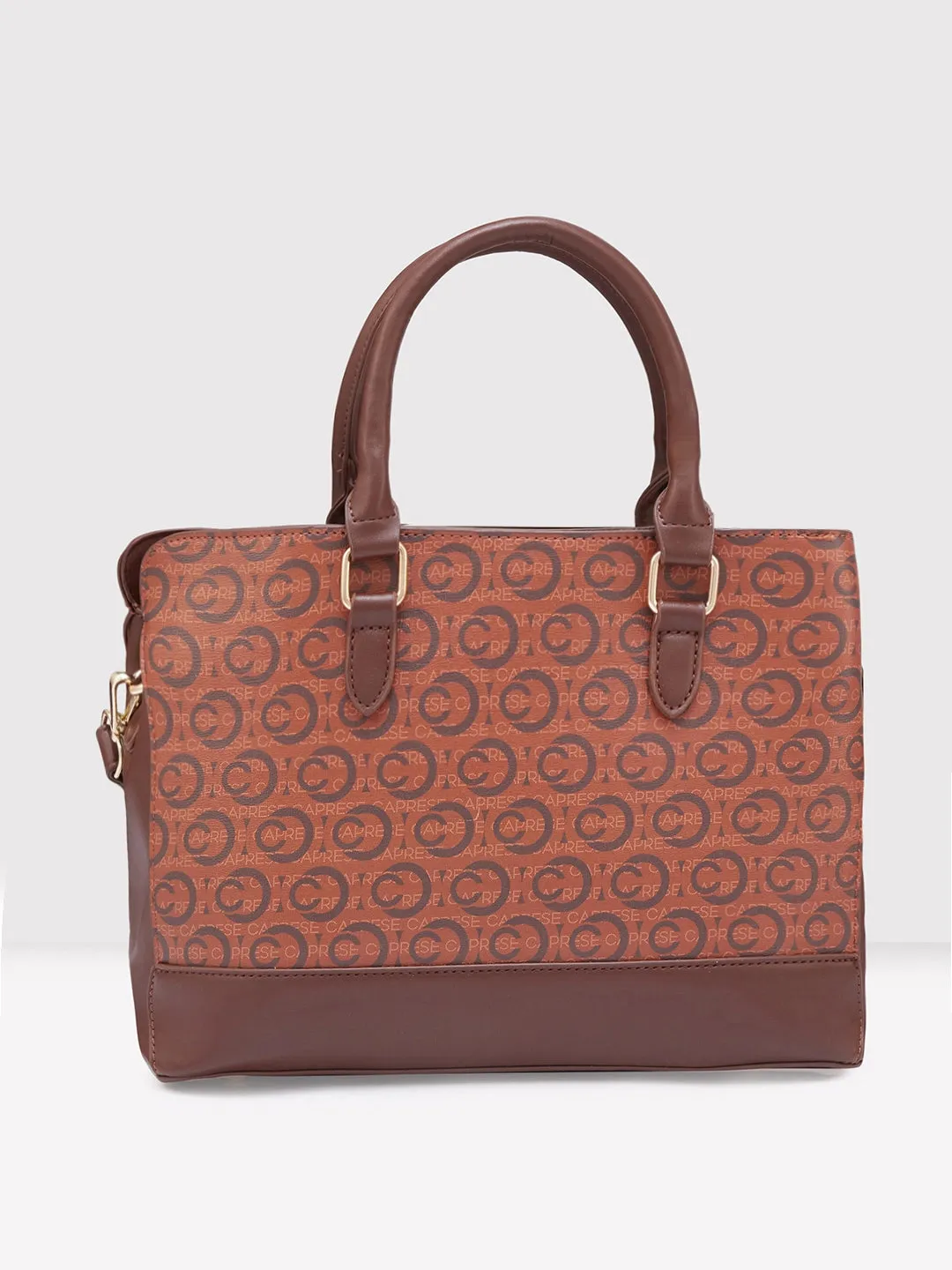 Caprese Cleo Satchel Large Brown