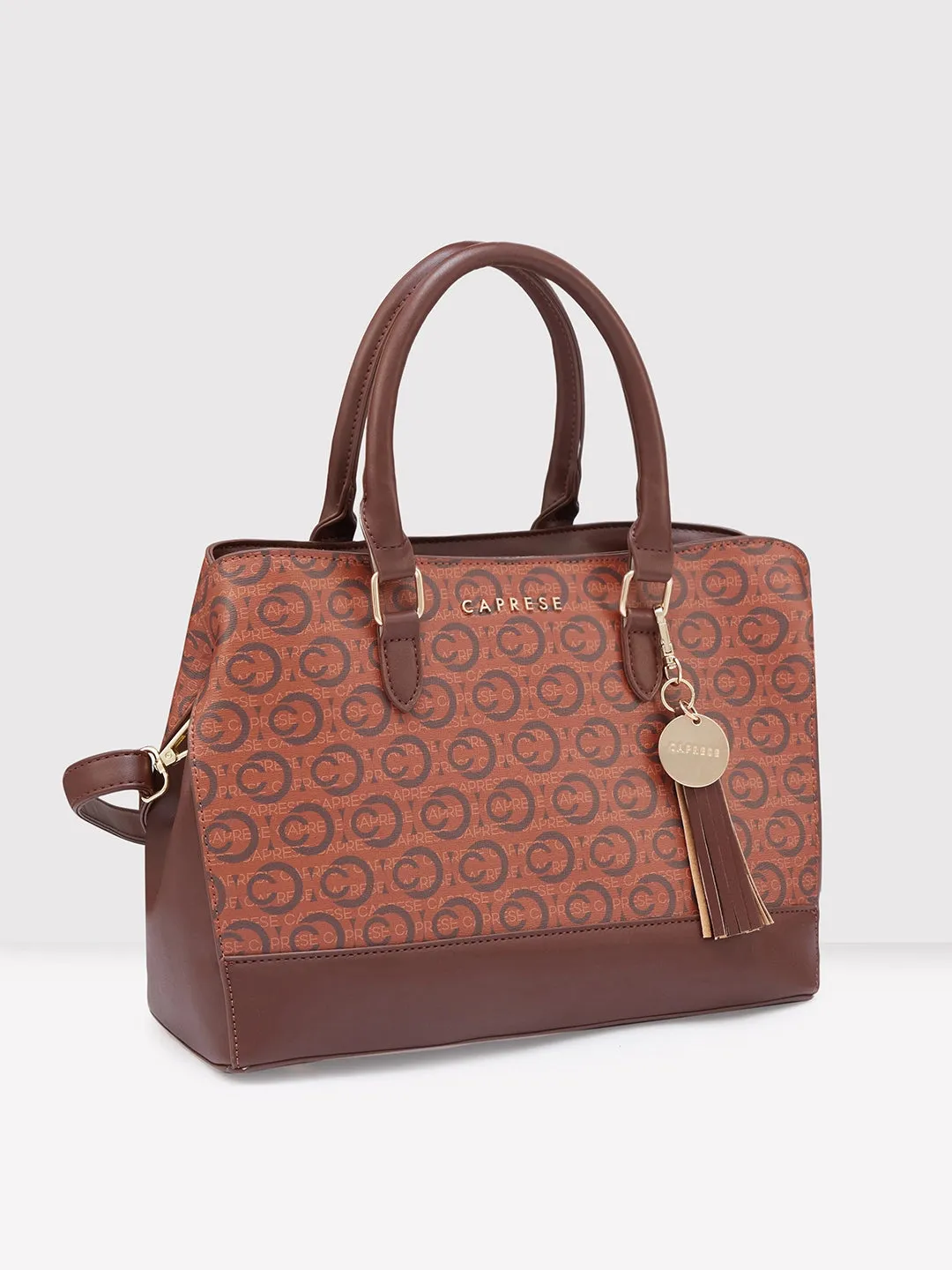 Caprese Cleo Satchel Large Brown