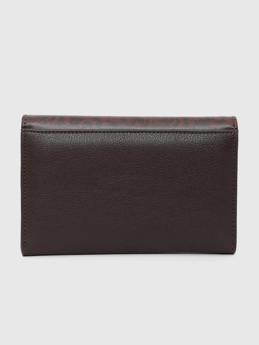 Caprese Helene Flapover Wallet Large Rust