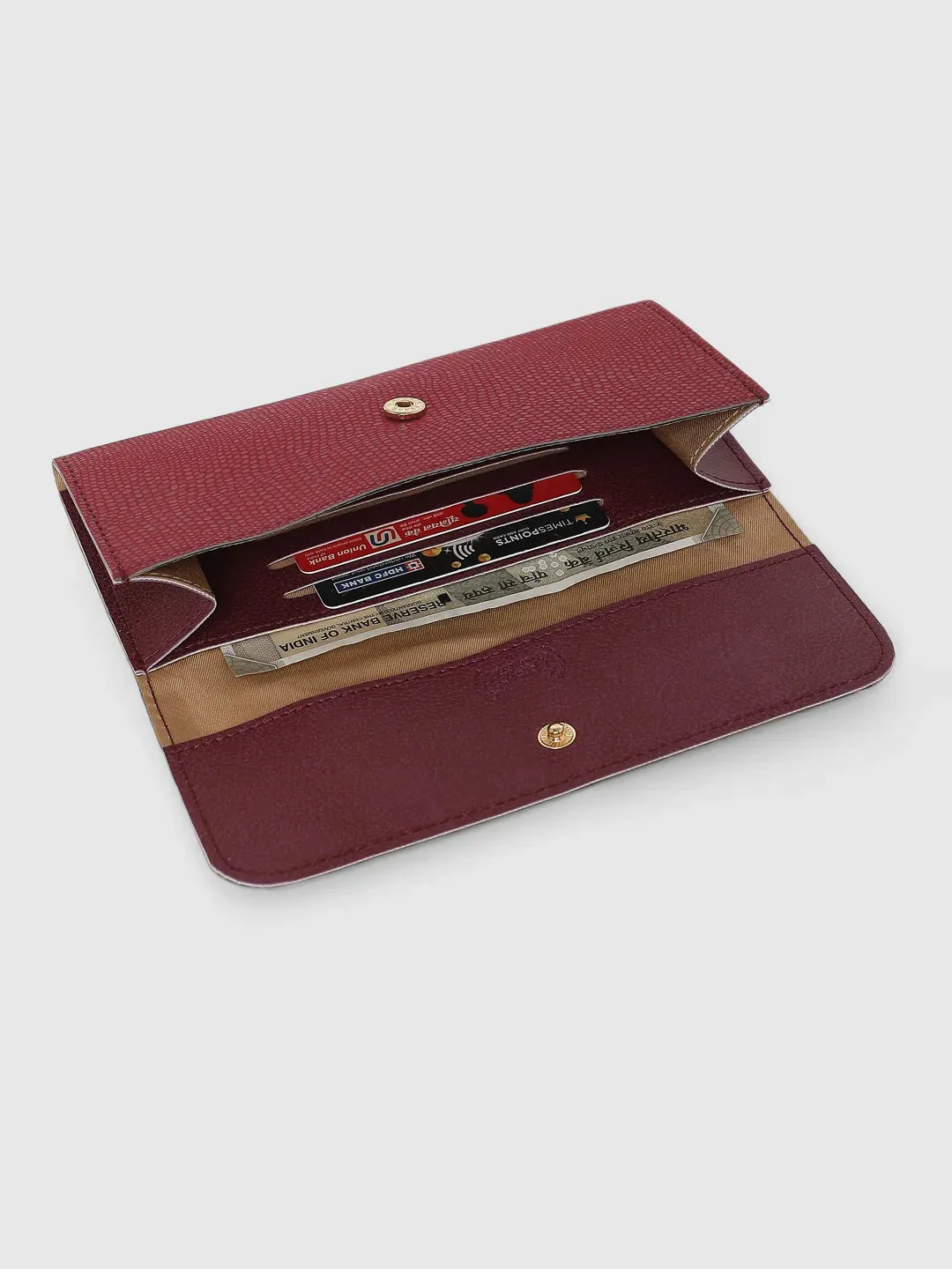 Caprese Helene Wallet Medium Maroon