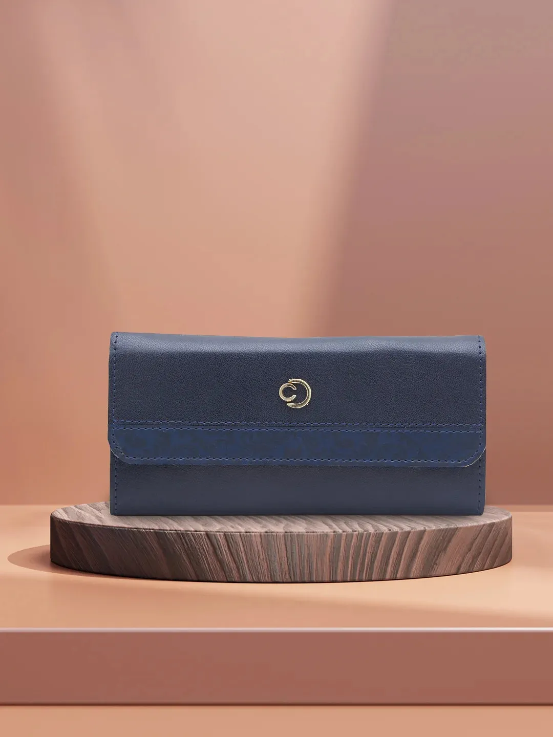 Caprese Helene Wallet Medium Navy