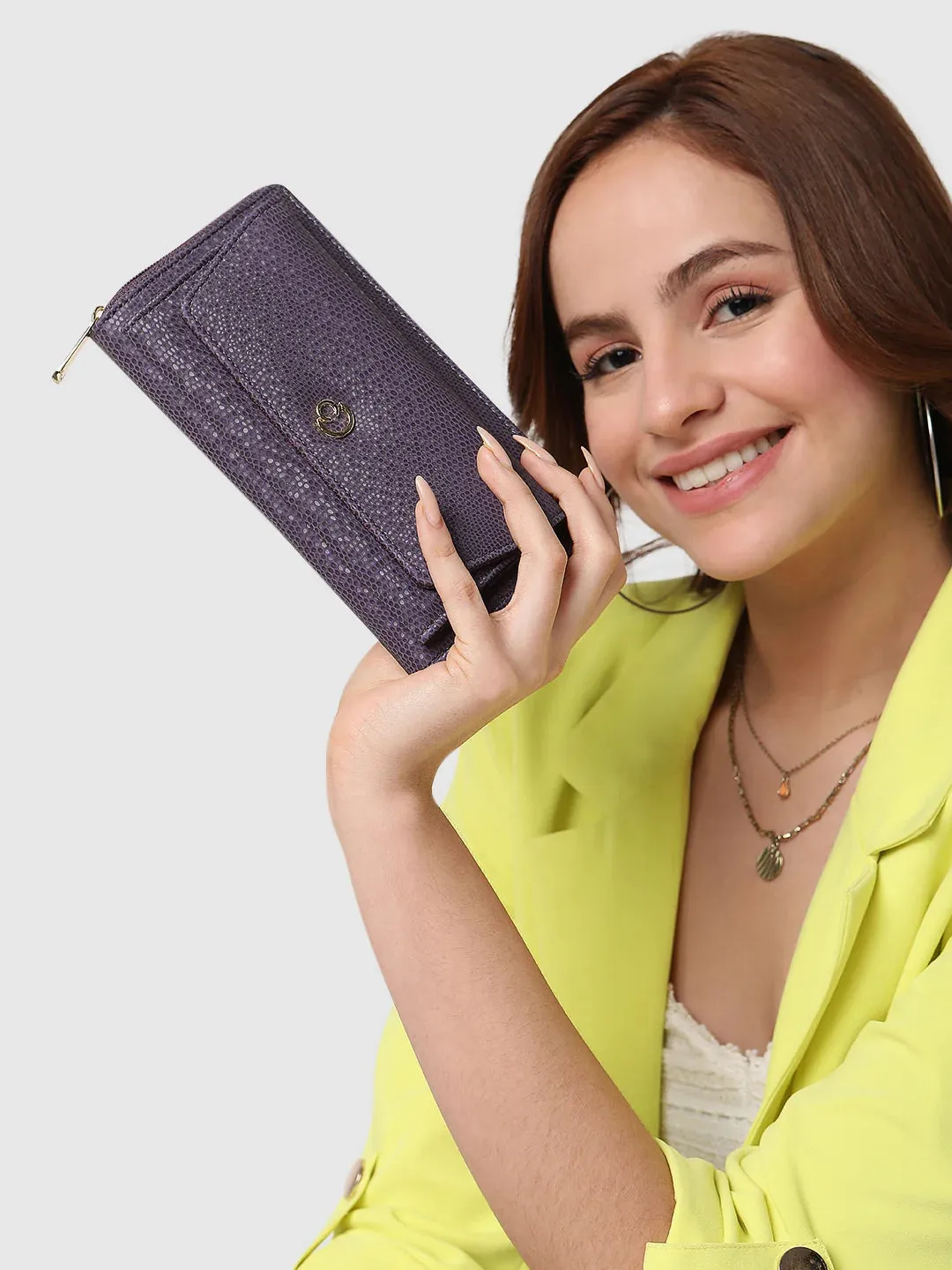 Caprese Ingrid Wallet Medium Plum