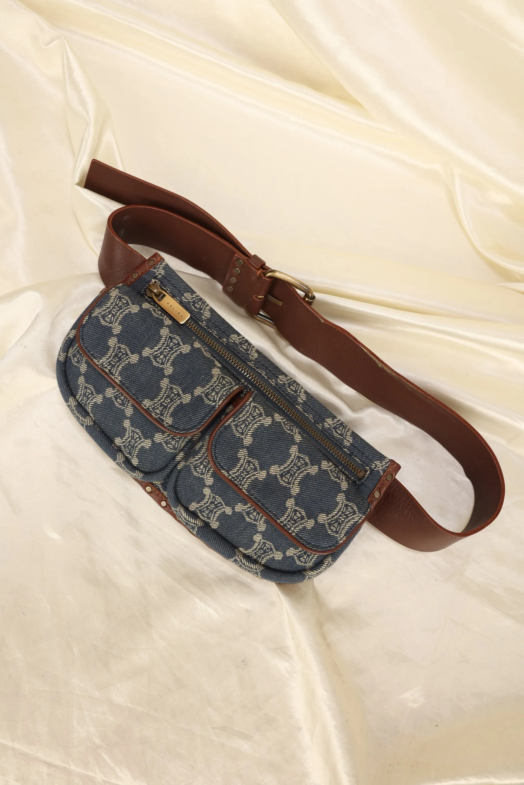 Celine Denim Belt Bag