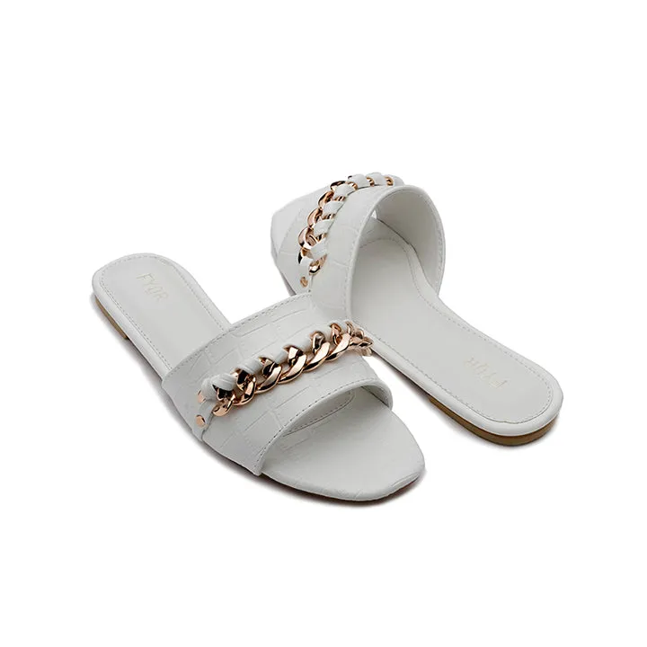 Chain Detailed Slide Sandal MY 226