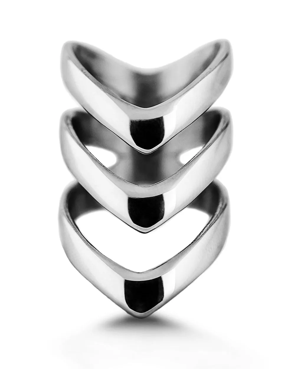 Chase Ring in Mirror Steel