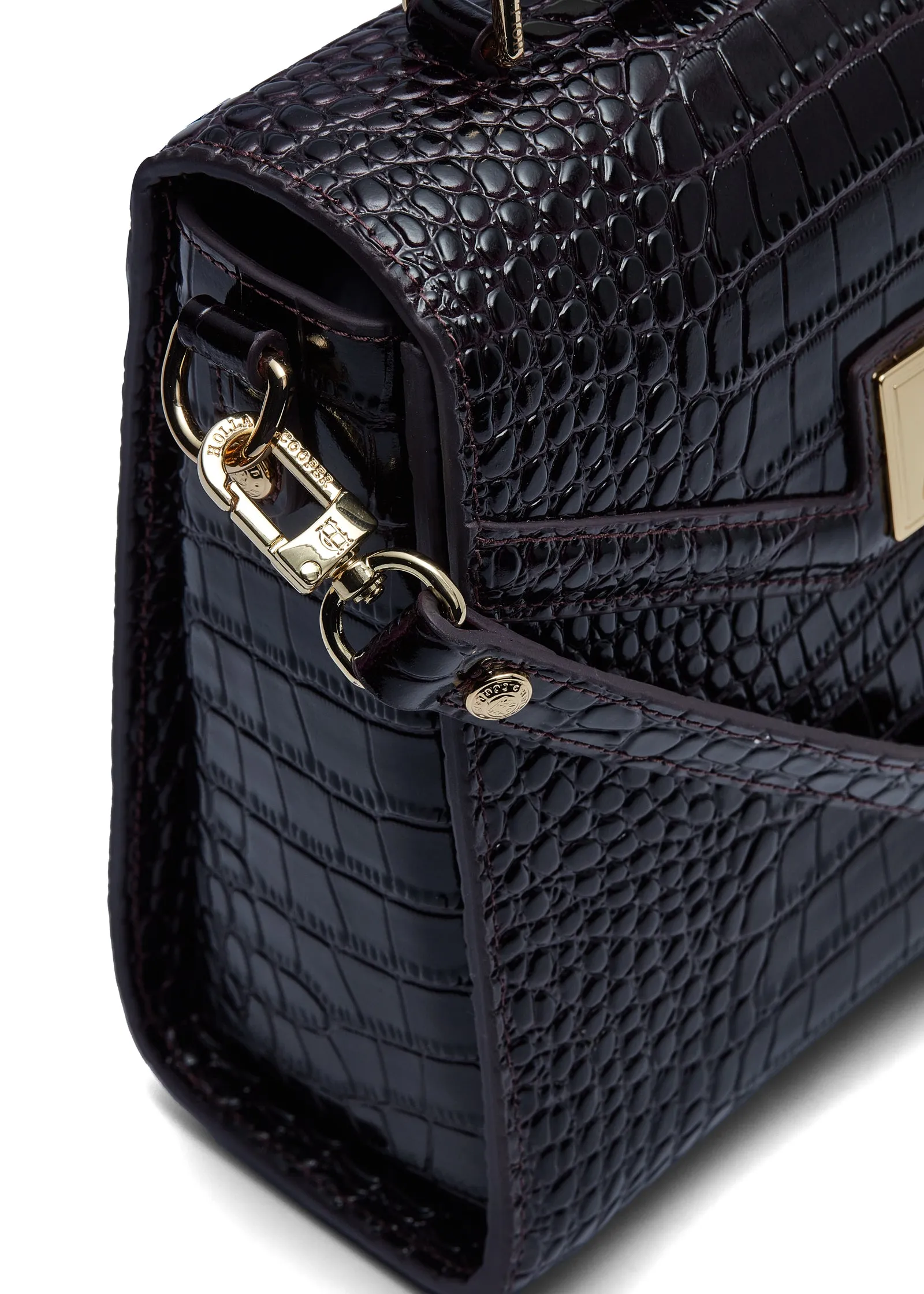 Cheltenham Bag (Rich Chocolate Croc)