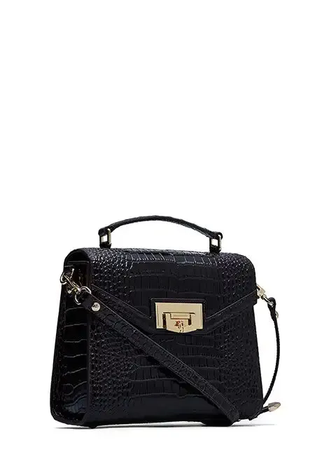 Cheltenham Bag (Rich Chocolate Croc)