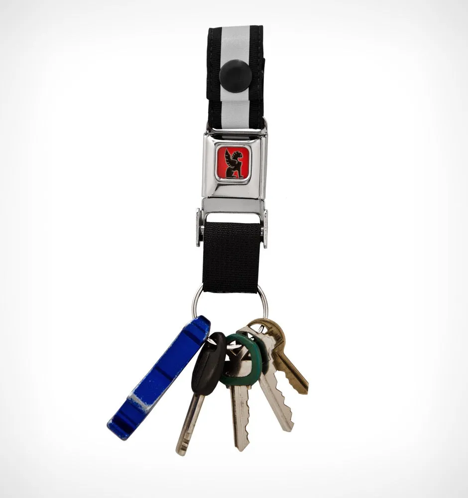 Chrome Mini Buckle Keychain