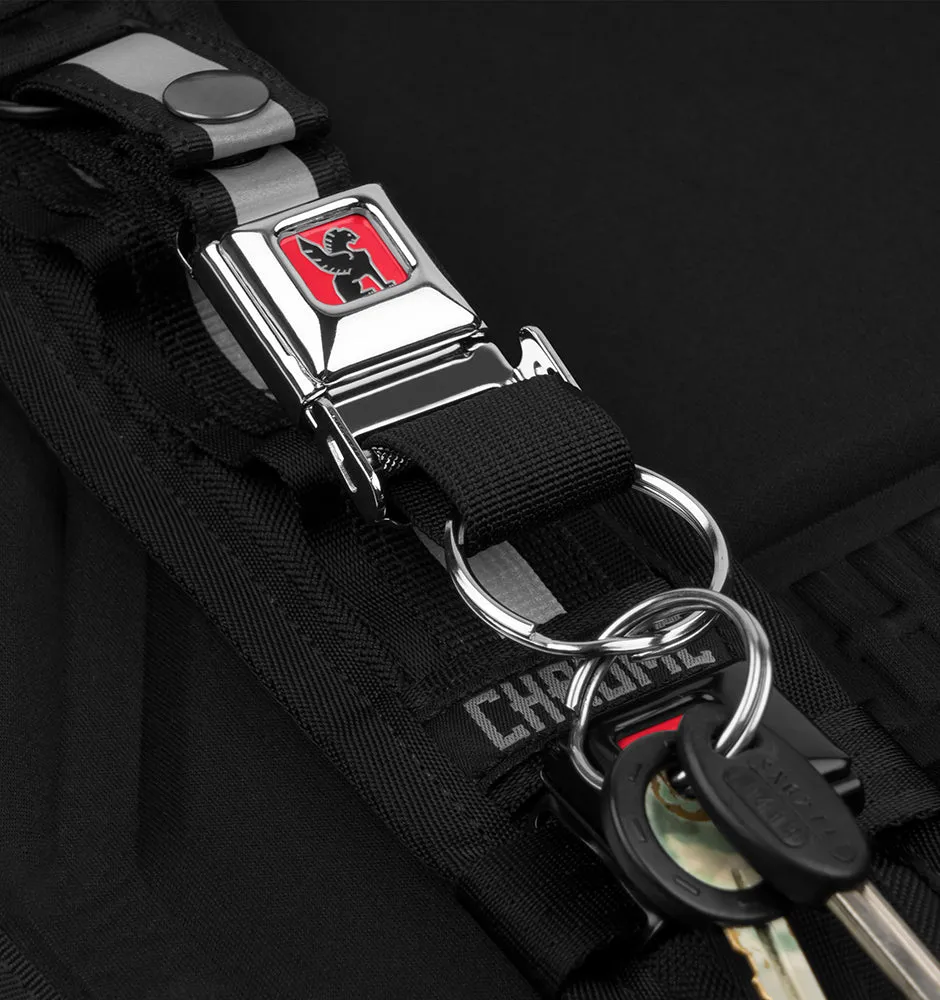 Chrome Mini Buckle Keychain