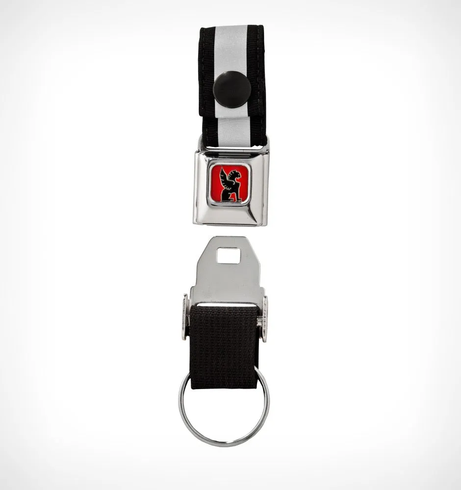 Chrome Mini Buckle Keychain