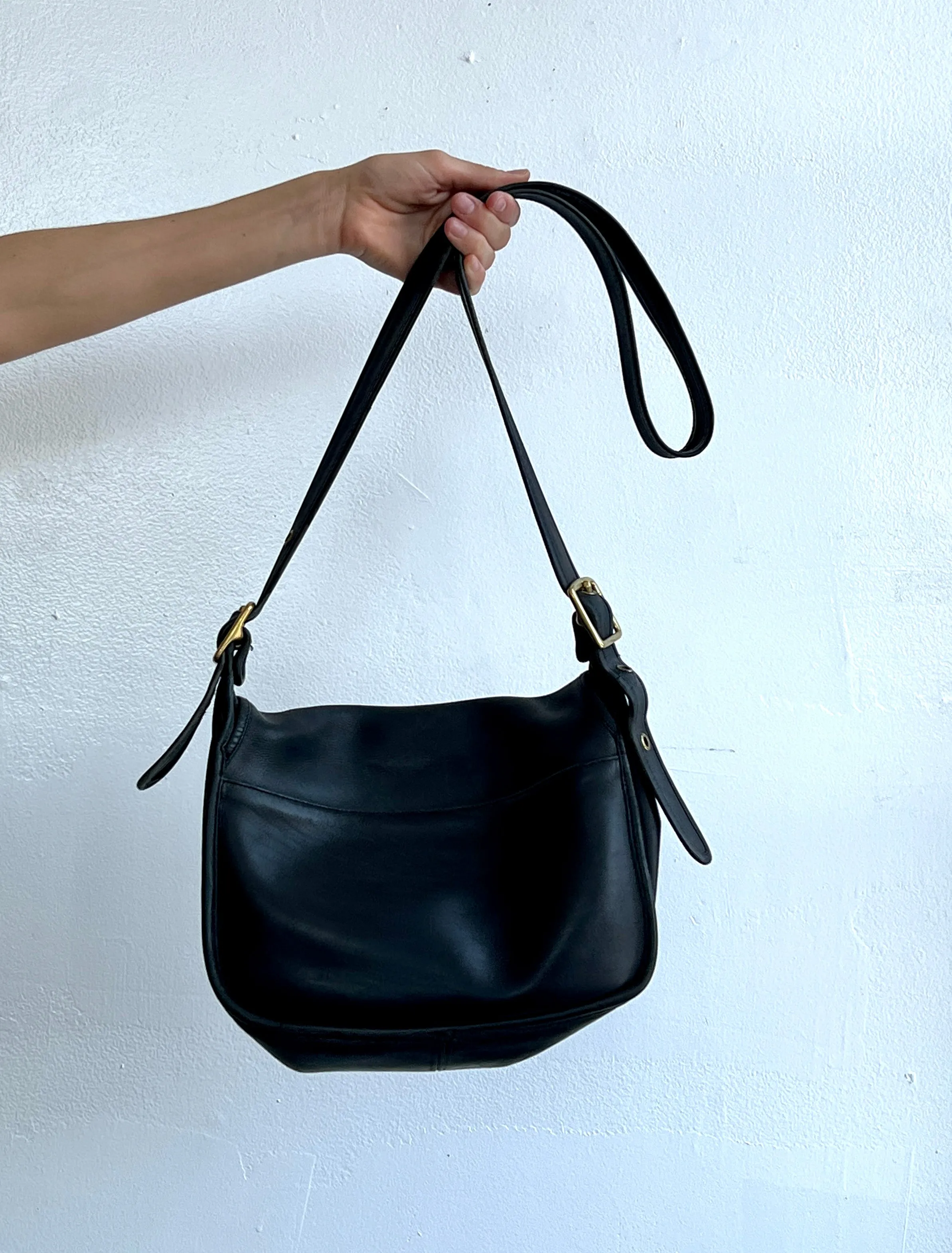 Classic Vintage Coach Saddle Bag