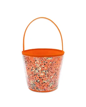 confetti trick-or-treat candy bucket