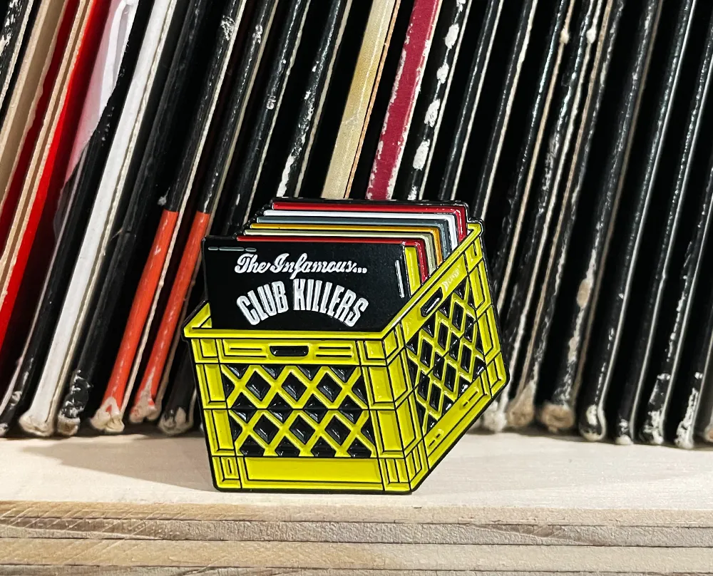 Crate Diggers Pin