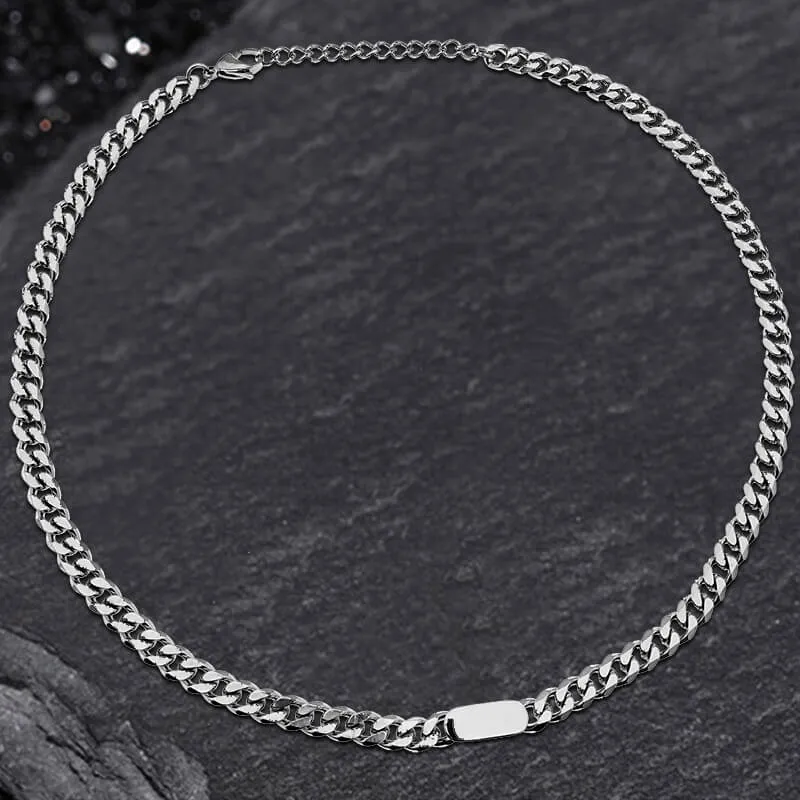 Cuban Classic Stainless Steel Necklace