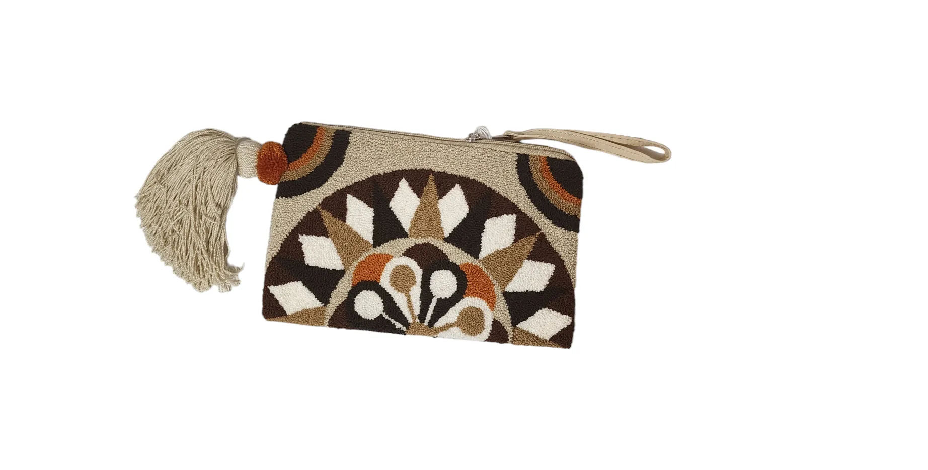 Dayana Handmade Wayuu Punch-needle Clutch