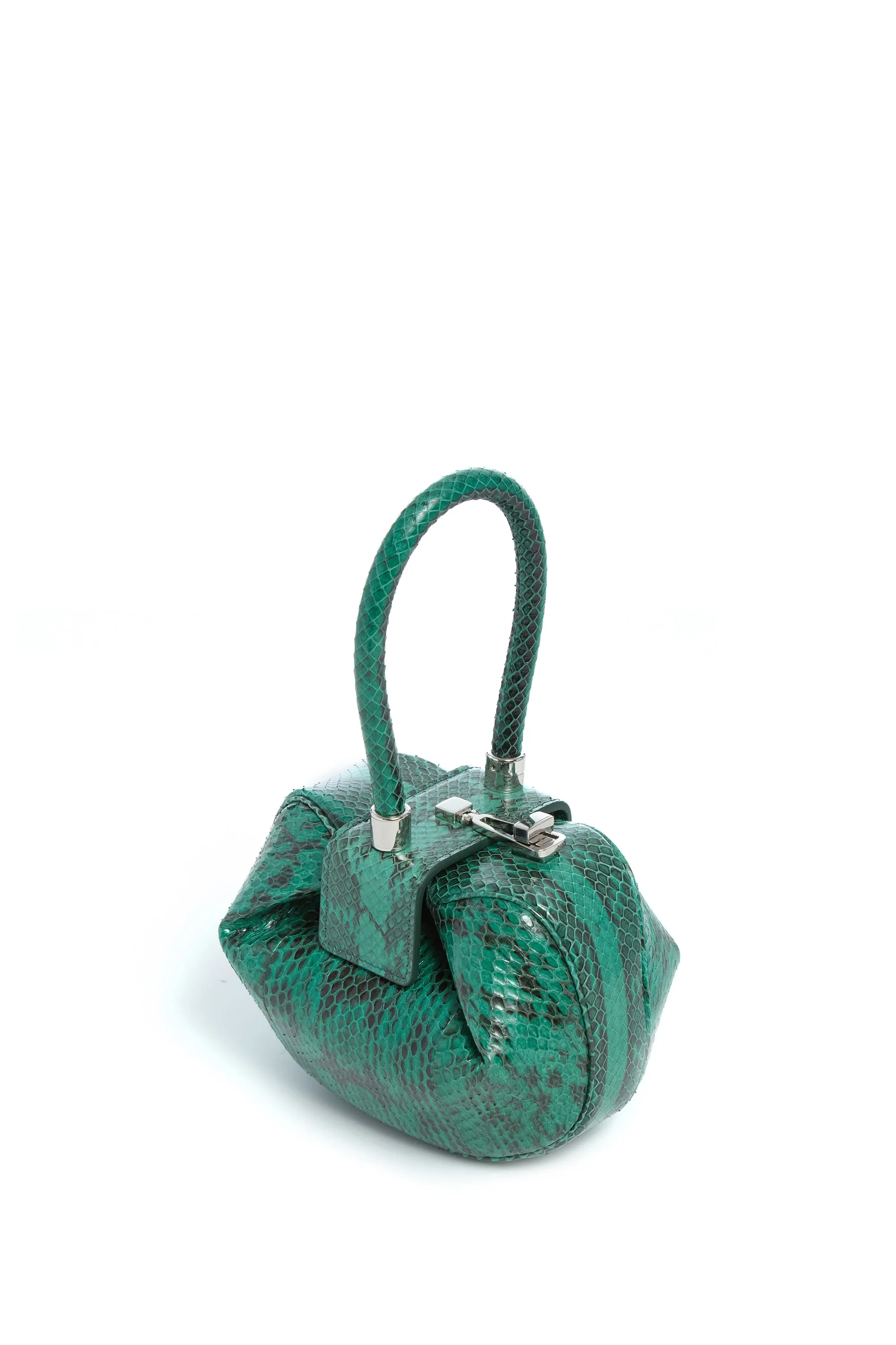 Demi Bag in Emerald Snakeskin