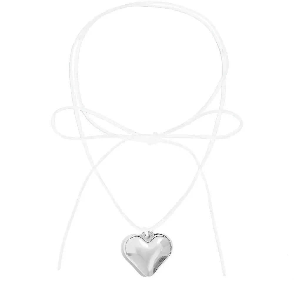 DIY Jewelry Adjustable Chain Heart Choker for Women