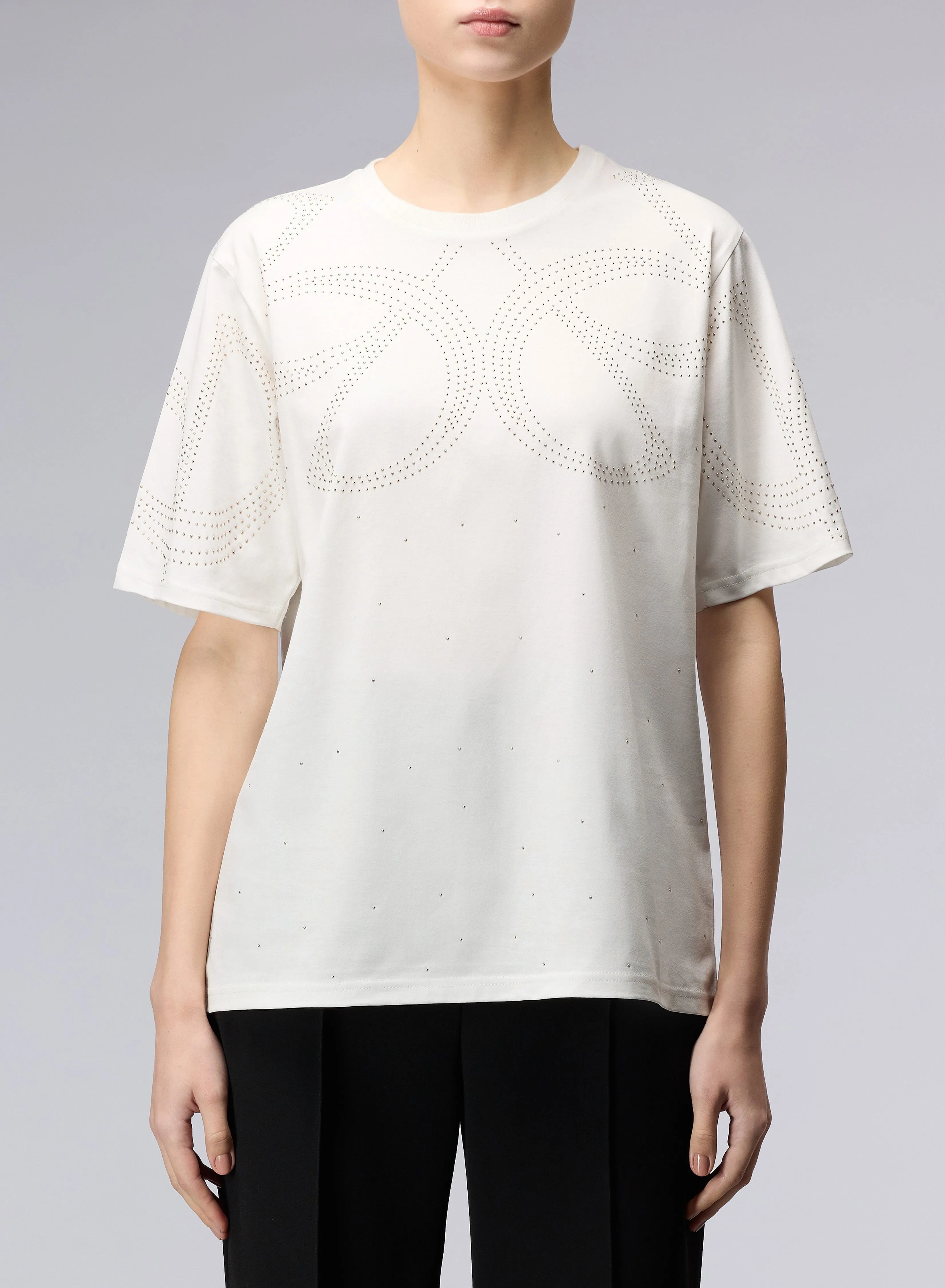 Embellished Cotton T-Shirt