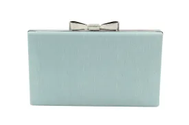 FABUCCI Small  Aqua pale green/blue box  clutch