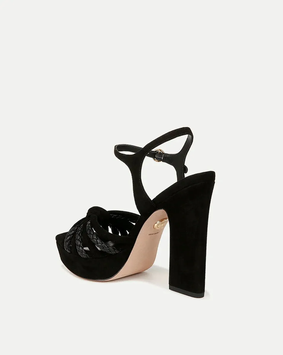 Flavia Platform Sandal Black